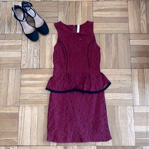 Maroon dress